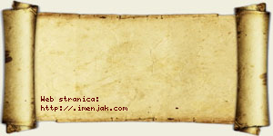 Una Žirović vizit kartica